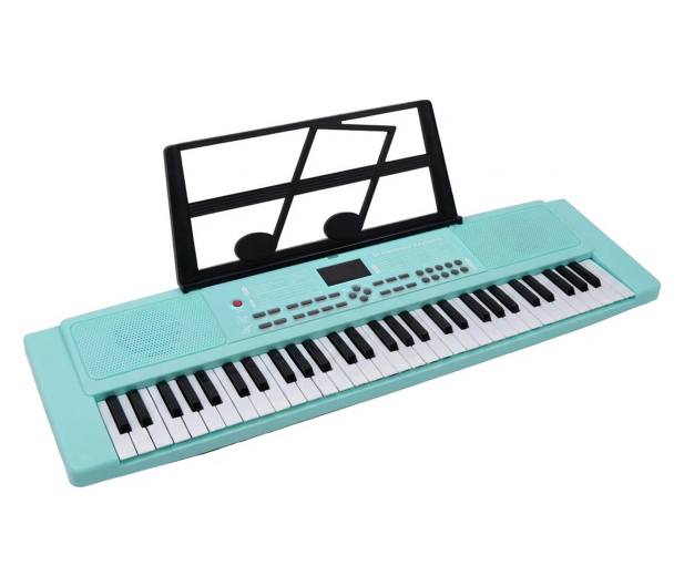 MusicMate Keyboard MM-04 KeyDeluxe Turkusowy - 1588174 - zdjęcie 2